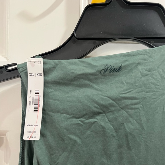 Pink Victoria's Secret VS Bodysuit NWT Green size xxl - Picture 2 of 3